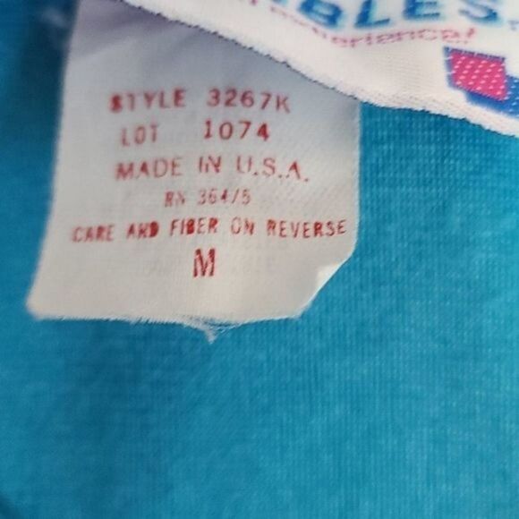 Vintage 80s Blue Bear Kawaii Cozy Pajamas - Picture 7 of 15